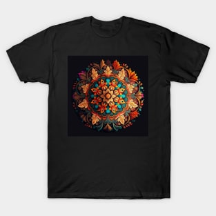 drawing mandala colored T-Shirt